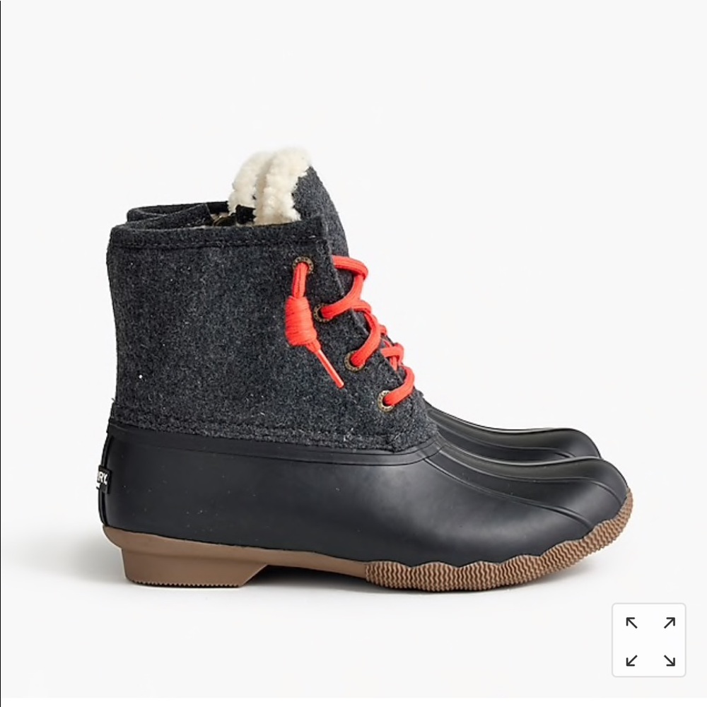 Women's Sperry for J.Crew Shearwater flannel boots